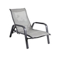 “Moderne Ligstoel met Verstelbare Rugleuning en Aluminium Frame”